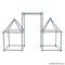 Toy Time Construction Fort Building Toy Set for Kids with 60 Pieces Build, Play Kit for Indoor/Outdoor Use 959429ZQZ - alternate 1